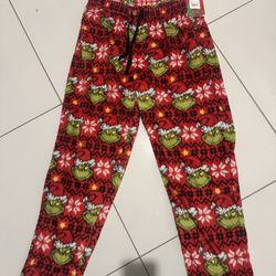 Grinch family pajama matching pant unisex women men XL new tags red Christmas 