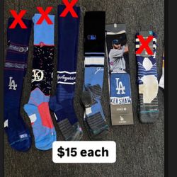 Dodgers Socks $15 Each