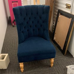 Blue Velvet Chair