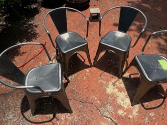 Metal chairs
