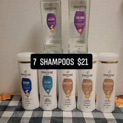 Shampoos Pantene 12.5 onzas cada uno 