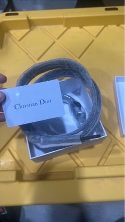 Christian Dior Leather Bracelet