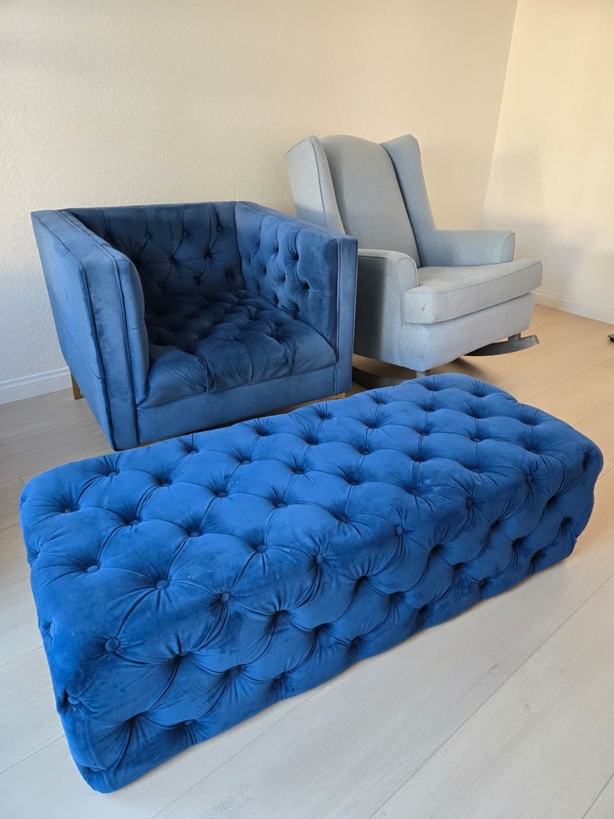 Accent Chair, Ottoman, Rocking Chair