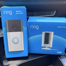Ring Doorbell & indoor cam