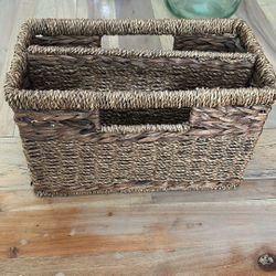 Wicker File Basket