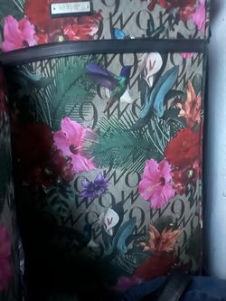 Nine West Floral Print Luggage Suitcase