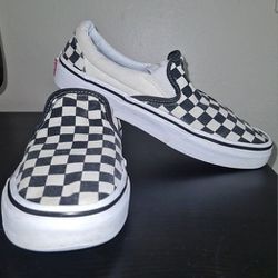 Vans Checkered Slip On size 8.0