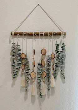 Boho Eucalyptus Wall Decor Hanging