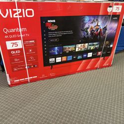 75 Tv $55 Down On Finacing Free Delivery 6 Month Warranty.  75 Vizio Tv M Series Smart 4k Hdtv 