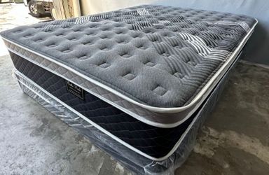 King Oasis Thermal Comfort Europillow Top 12inch Matres!!