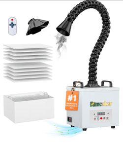FumeClear FC-100A Fume Extractor 100W | 3-Stage Filter | Laser & Solder Smoke Remover