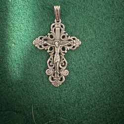 Vintage Sterling Silver Cross 
