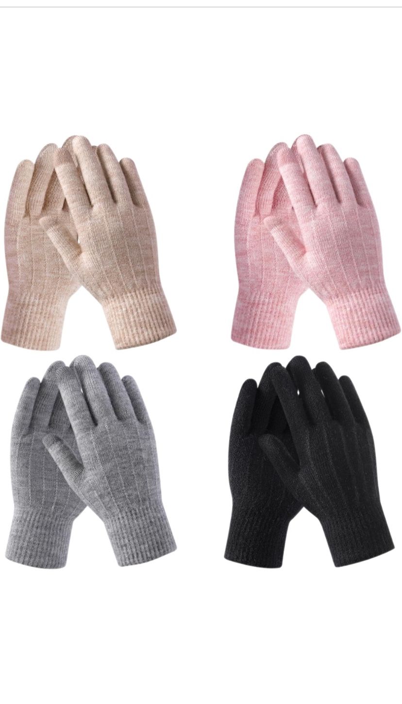 Gloves for Women - 4 Pairs
