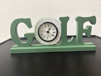 Green Decorative Golf Clock