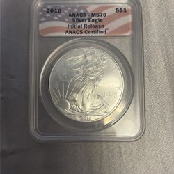 MS70 ANACS silver Eagle 