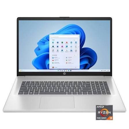 HP 17.3" HD+ Laptop (8D617UA#ABA) - AMD Ryzen 3 7320U, 8GB RAM, 256GB SSD