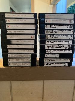 Recorded VHS tapes