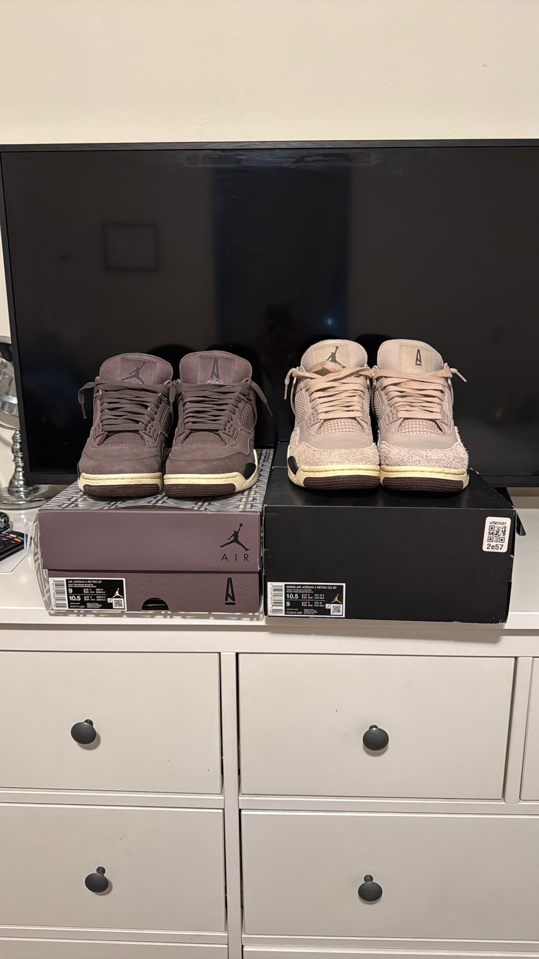 A Ma Maniere Jordan 4s Size 9