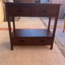Espresso console / entry table 
