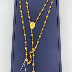 Rosary 18k 15.9 G 27”