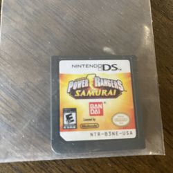 Nintendo DS Power Rangers Samurai 