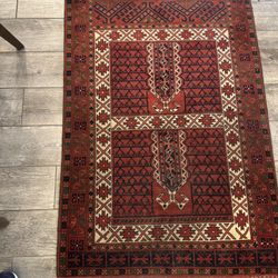 Vintage Woven Wool Rug