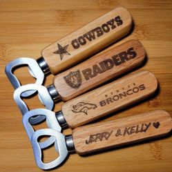 Engraved Personalized Bottle Openers (2 Pack)