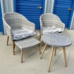 Brand New 5 Piece Patio Chair Set, Sealed In The Box 
