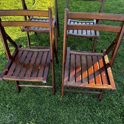 Wooden Foldable Chairs 