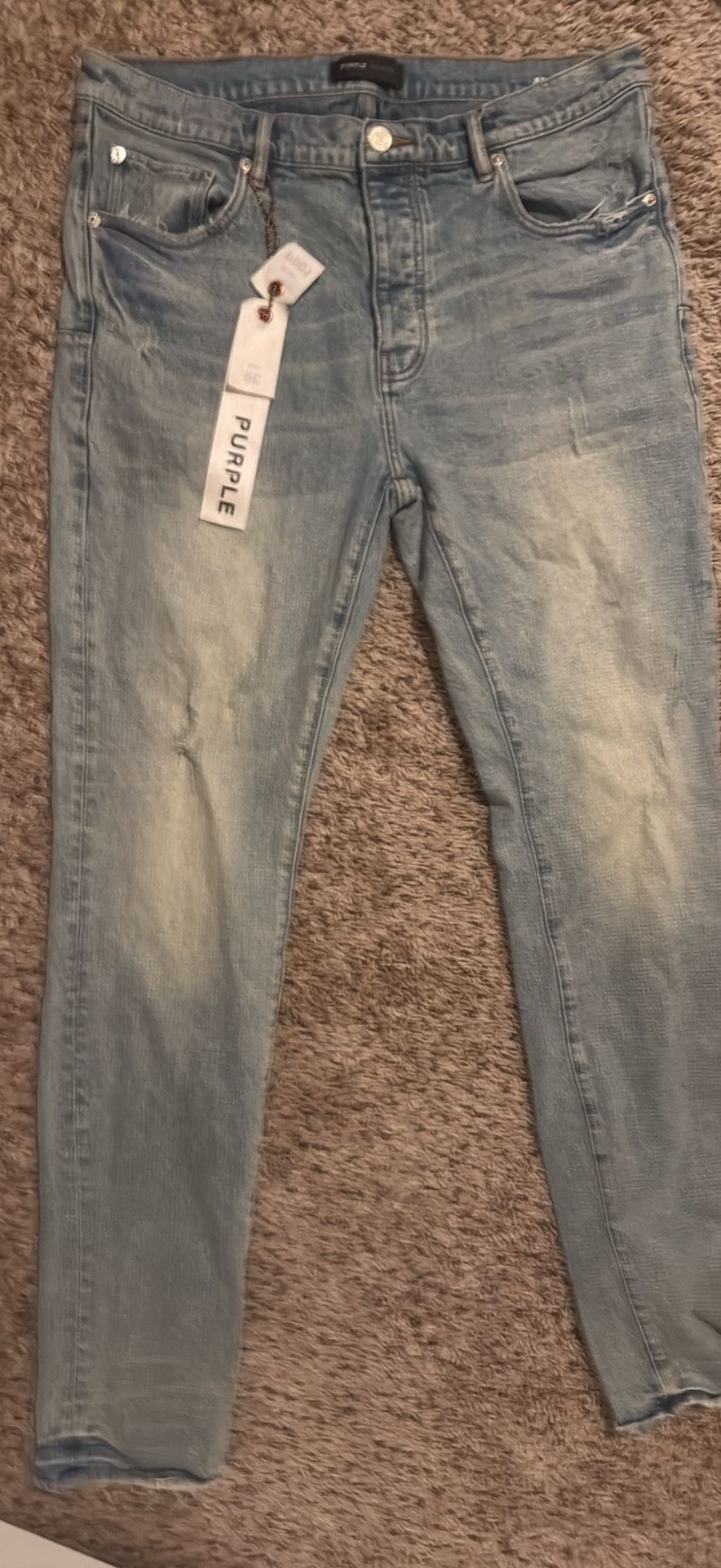 Light Blue Purple Jeans