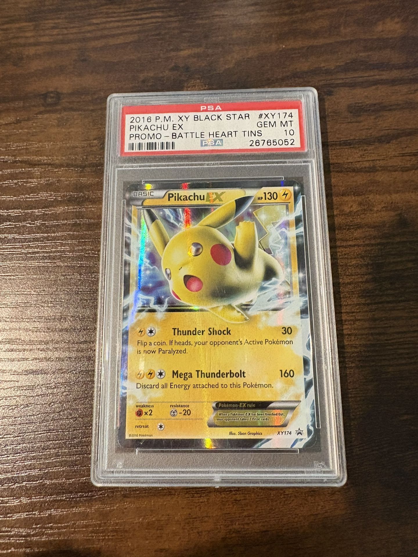 Pikachu Ex Black Star Promo Psa 10