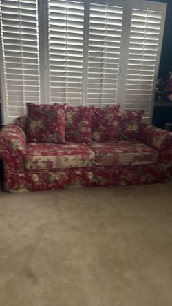 Floral sofa