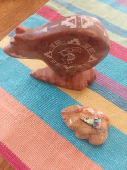 Southwestern bear and toad fetish