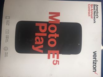 Brand New in box Moro E 5 Play Verizon