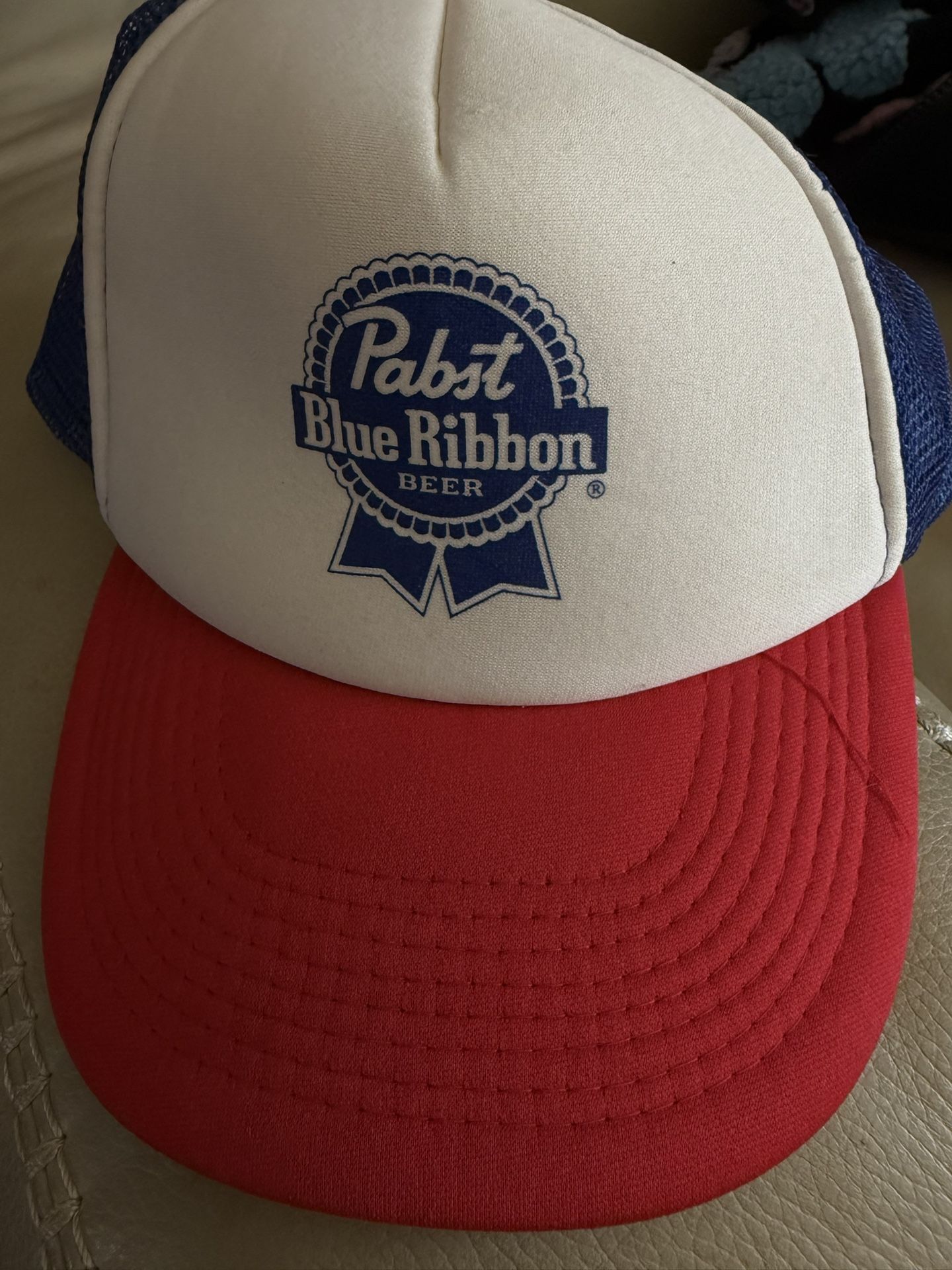 Blue Ribbon Beer Trucker Hat Retro Vintage Style Trucker Cap