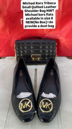 Michael Kors Tribeca Small Quilted Leather Shoulder Bag NWT Michael kors flats available in size 8 NEW(No Box) I do provide a dust bag pick up locatio