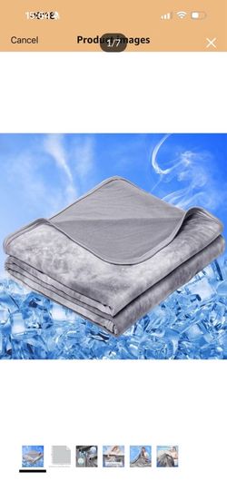 Brand new in box 60x80  HYLEORY Cooling Blankets for Hot Sleepers, Cool Summer Blanket Keep Body Cool for Night Sweats Double Sided Lightweight Breath