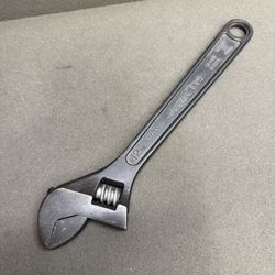 Vintage Diamond Tool 12" Adjustable Wrench Diamalloy Alloy Steel USA