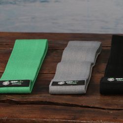 Booty Bands Fabric Resistance Bands for Yoga Home Workout (Set of 3)