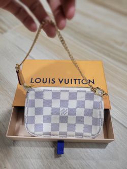 Louis Vuitton Damier Azur Mini Pochette Accessoires Blue