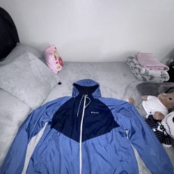  Columbia Jacket For Sale Light Blue With Navy Blue