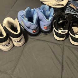 (Men Blue Jordan’s  Are Sold)..(New Balance,992, Sold) (ONLY ONES  AVAILABLE ARE👉🏽(Orange & White Nike’s, Size 8.5 $80) (  Read Description 👇🏽