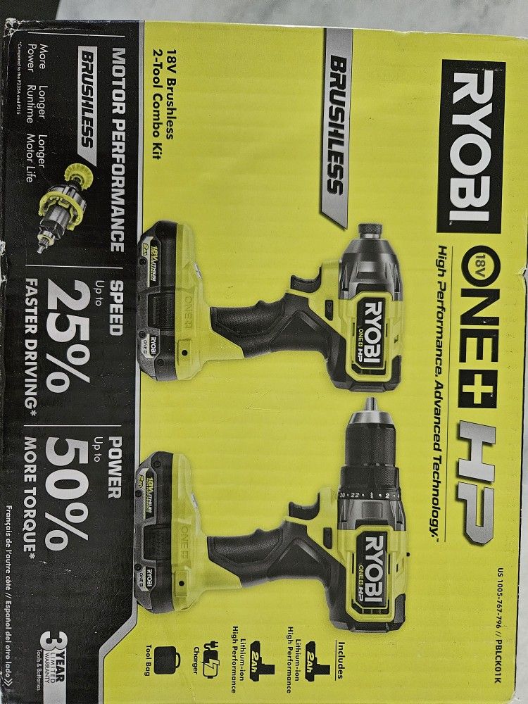 Ryobi Impact Driver/ Drill, New Unopened