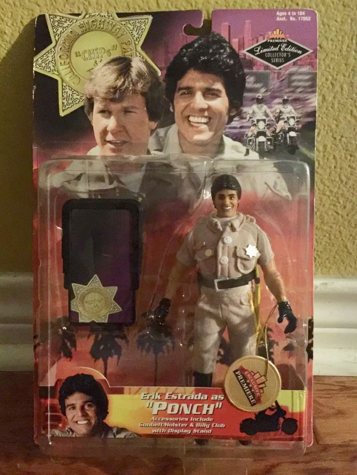CHIPs Erik Estrada Ponch Action Figure Doll Exclusive Premiere Limited Edition Collector's Series