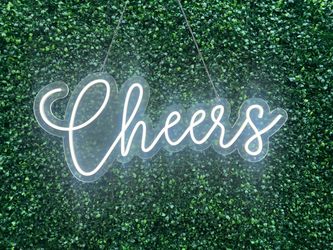 Cheers neon sign