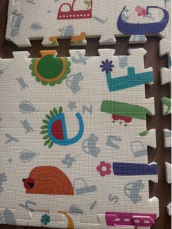Baby foam play mat