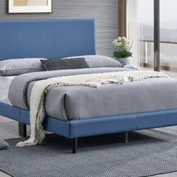 Upolstered Platform Bed With Mattress On Sale!! 