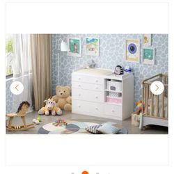 4 Drawer Changing Table