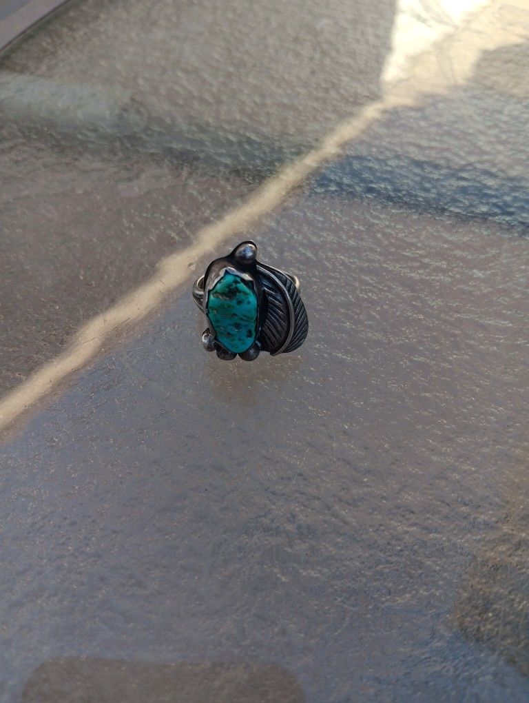 Beautiful, Vintage Turquoise Ring , Size 5.5. Asking $50. Please Message Me If You're Interested.