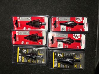 Milwaukee & Klein Tools Step Drill Bits